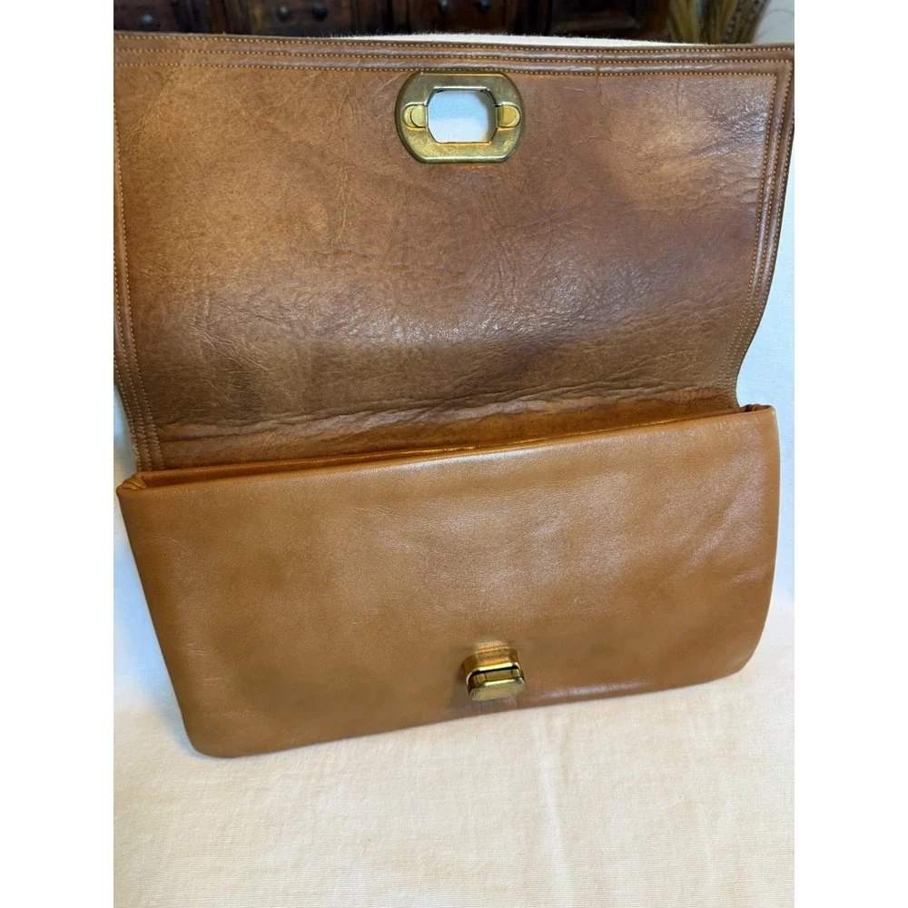 Vintage Beige CLUTCH, EVENING WEAR BAG, PURSE 70's 80's